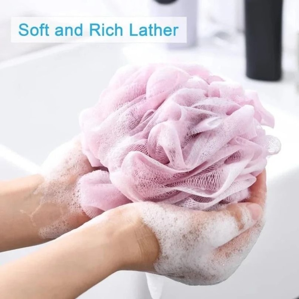 High Density Volumizing Mesh Shower Scrubber 1