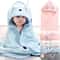 Ultra Soft Animal Character Pediatric Hooded Bath Wrap 0