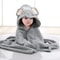 Ultra Soft Animal Character Pediatric Hooded Bath Wrap 3