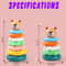 Bear Theme Montessori Pediatric Stacking Tower 4