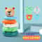 Bear Theme Montessori Pediatric Stacking Tower 5