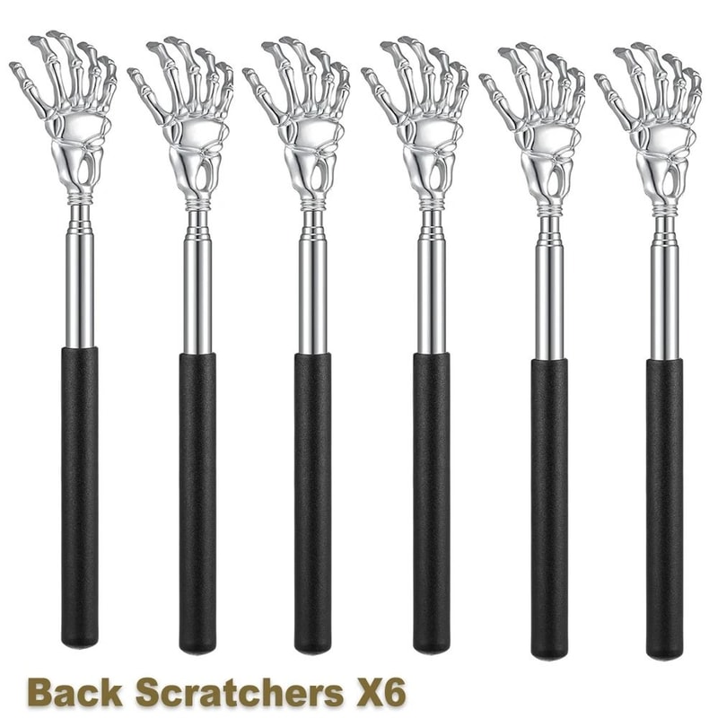 Professional Telescoping Stainless Steel Back Scratcher 12