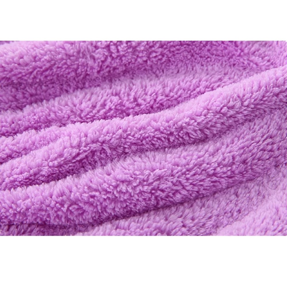 Absorbent Microfiber Capillary Hair Wrap 3
