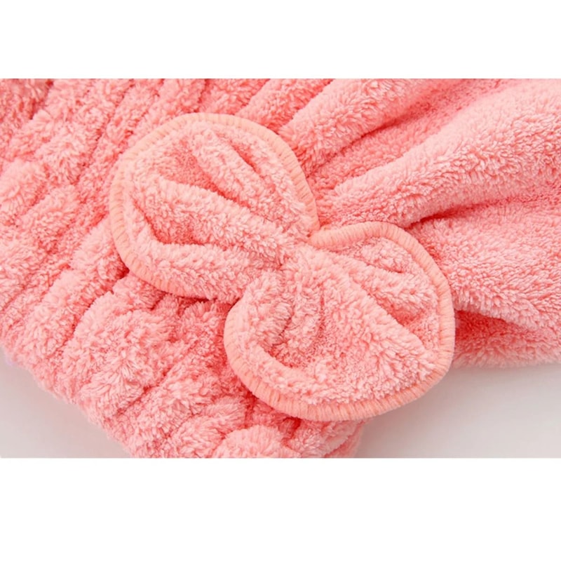 Absorbent Microfiber Capillary Hair Wrap 5
