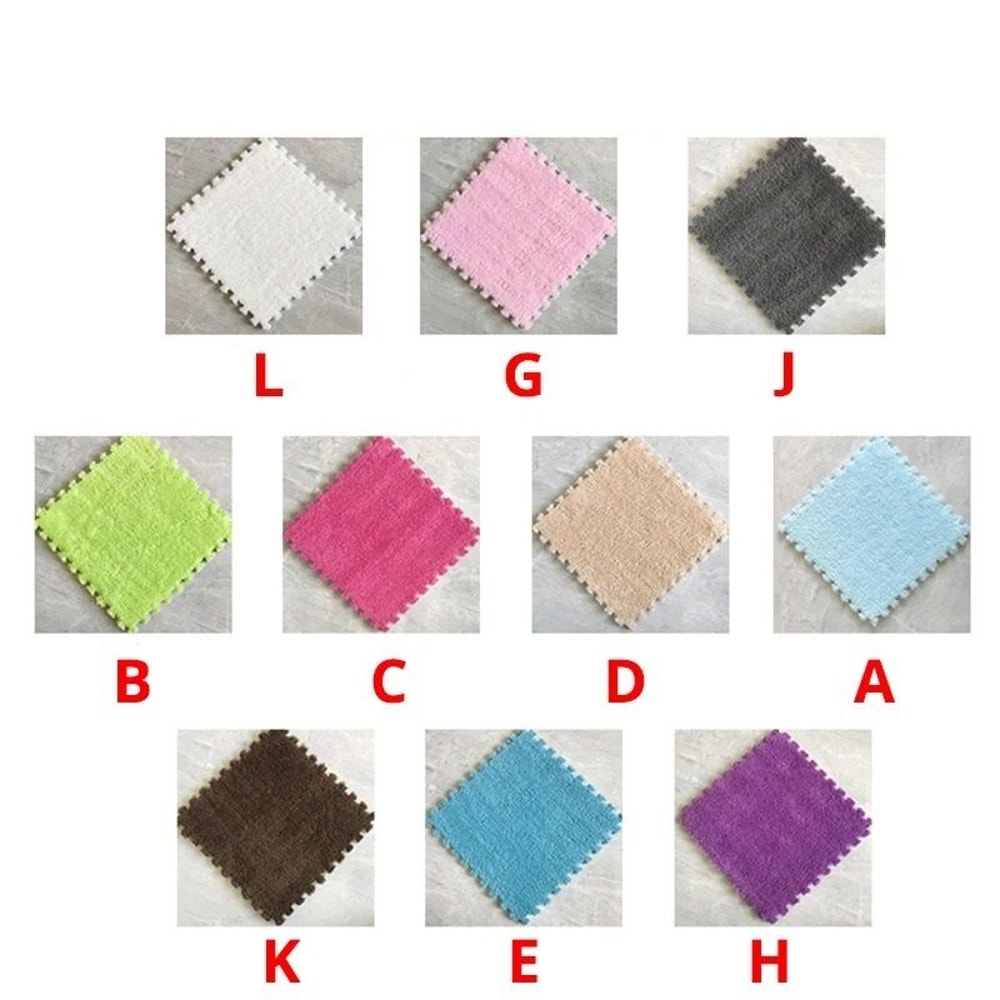 Plush Interlocking Pediatric Floor Mat Tiles 6