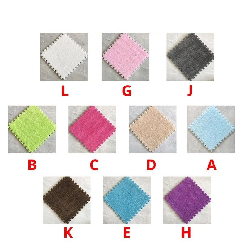 Plush Interlocking Pediatric Floor Mat Tiles 6