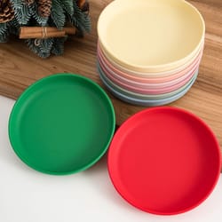 circular pediatric silicone suction feeding plate