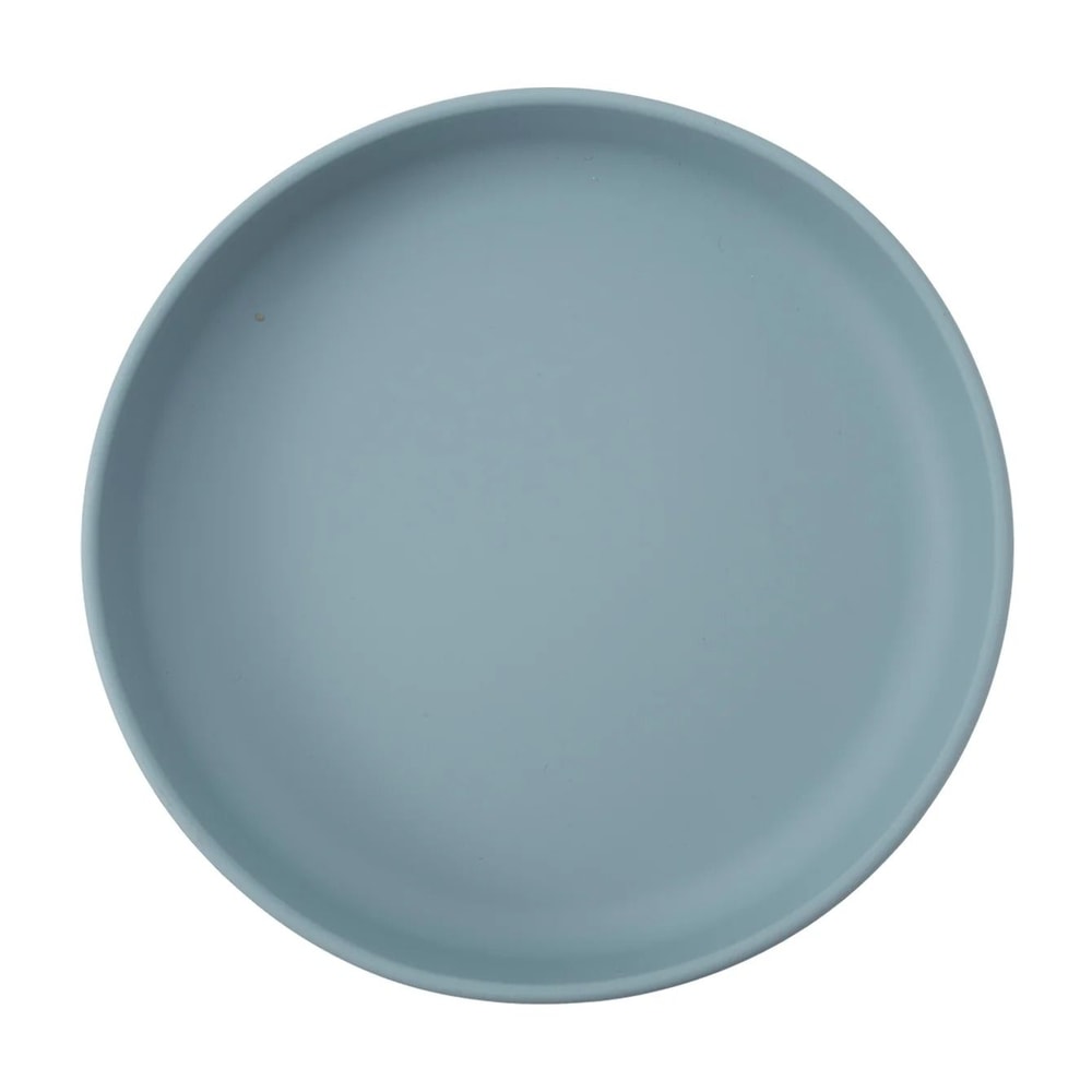 Circular Pediatric Silicone Suction Feeding Plate 12