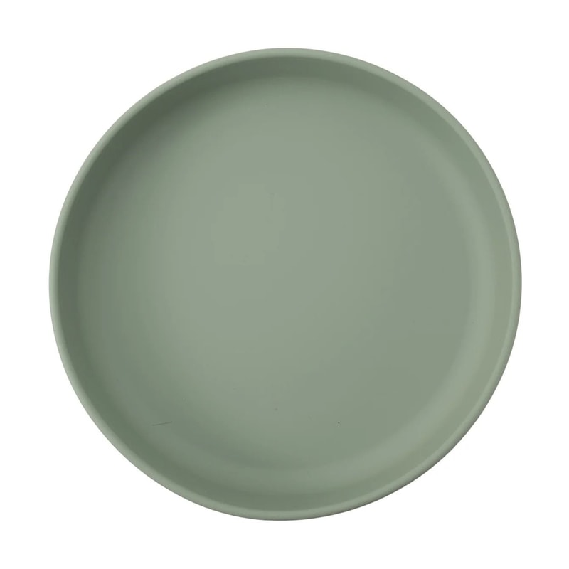 Circular Pediatric Silicone Suction Feeding Plate 14