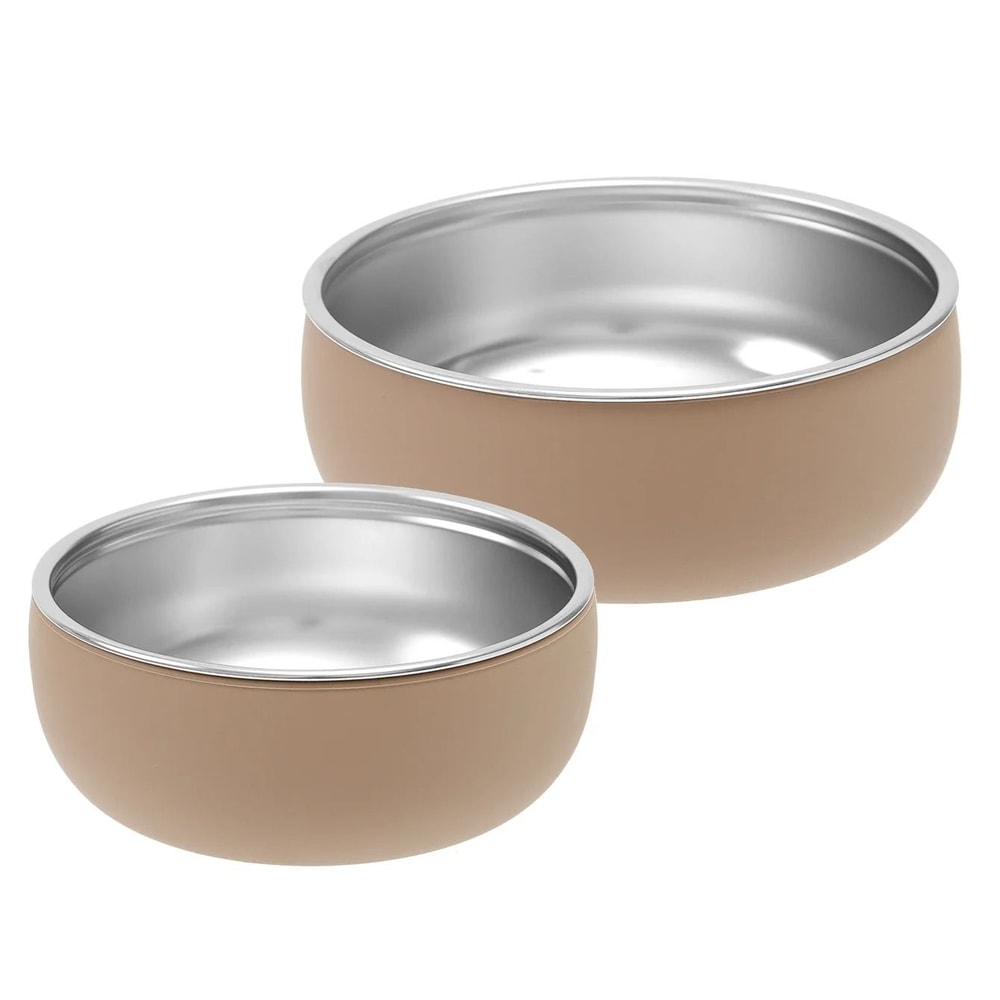 Double Layer Stainless Steel Pediatric Feeding Bowl Set 15
