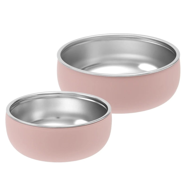 Double Layer Stainless Steel Pediatric Feeding Bowl Set 8