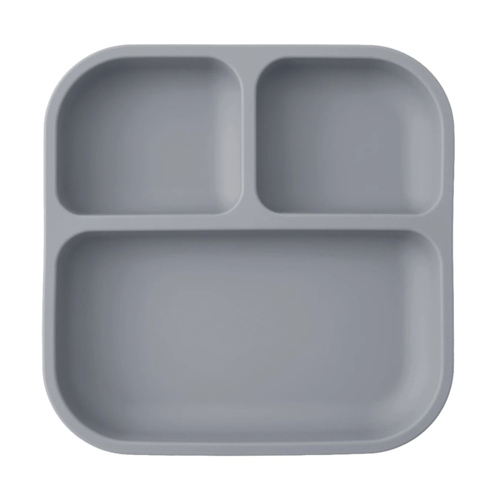 Divided Square Kids Silicone Suction Plate 9
