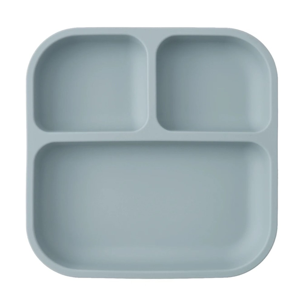 Divided Square Kids Silicone Suction Plate 11