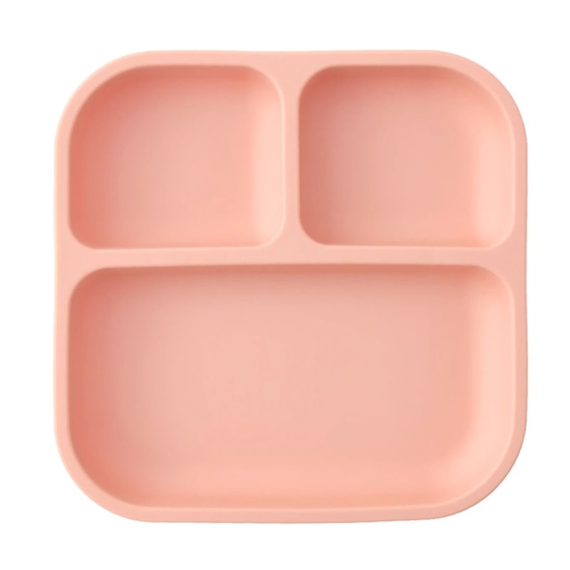 Divided Square Kids Silicone Suction Plate 12