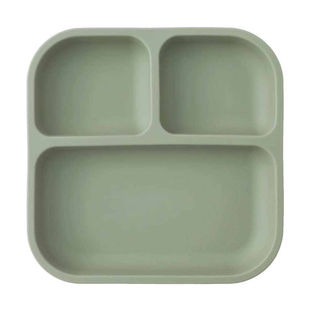 Divided Square Kids Silicone Suction Plate 13