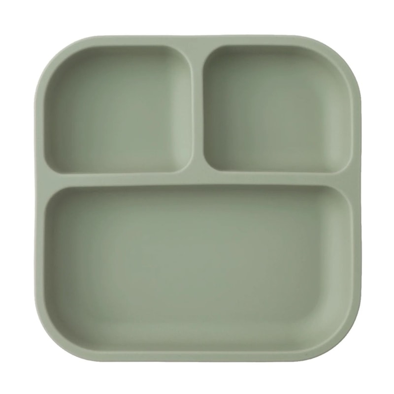 Divided Square Kids Silicone Suction Plate 13