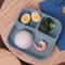 Divided Square Kids Silicone Suction Plate 2