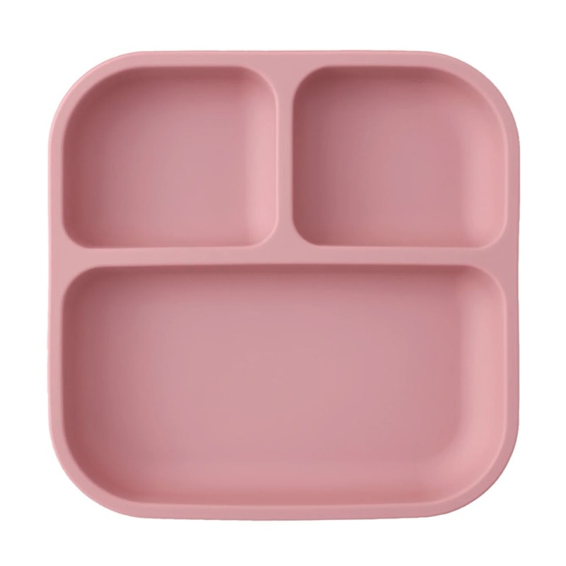 Divided Square Kids Silicone Suction Plate 6
