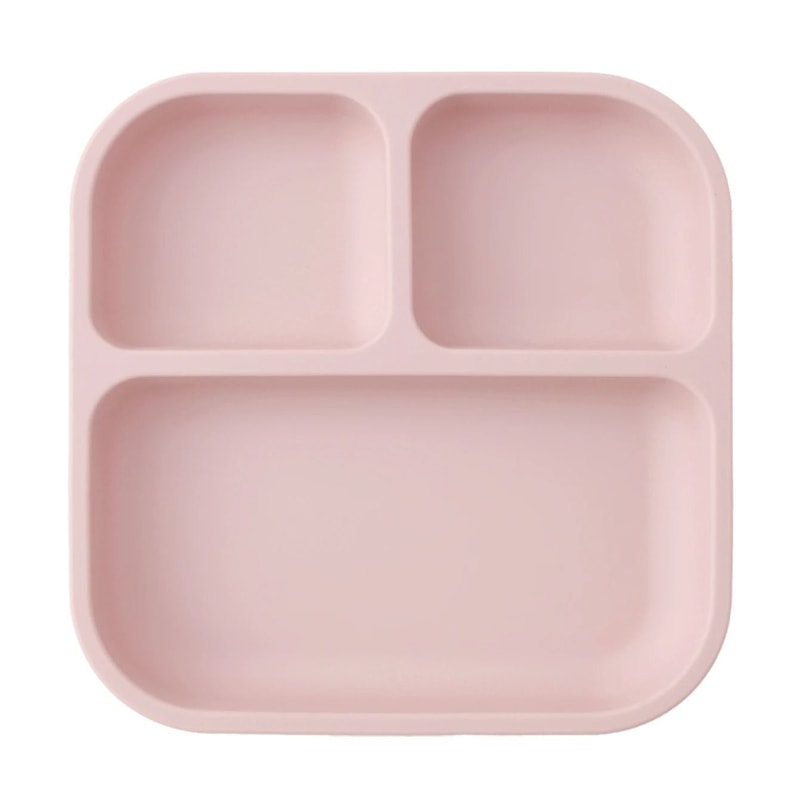 Divided Square Kids Silicone Suction Plate 7