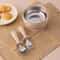 3 Piece Stainless Steel Kids Feeding Set 0