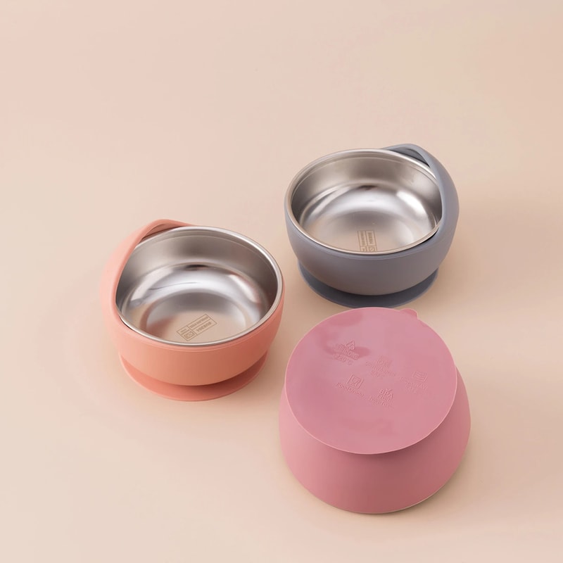 3 Piece Stainless Steel Kids Feeding Set 2