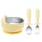 3 Piece Stainless Steel Kids Feeding Set 11
