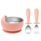 3 Piece Stainless Steel Kids Feeding Set 13
