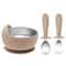 3 Piece Stainless Steel Kids Feeding Set 15