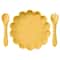 3 Piece Cute Lion Kids Silicone Feeding Set 6
