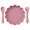 3 Piece Cute Lion Kids Silicone Feeding Set 7