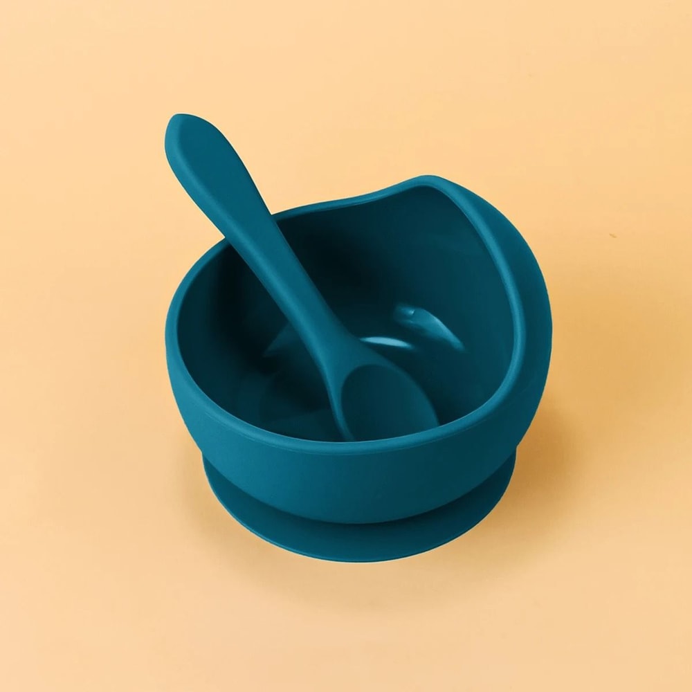 2 Piece Kids Silicone Training Suction Bowl Set 10
