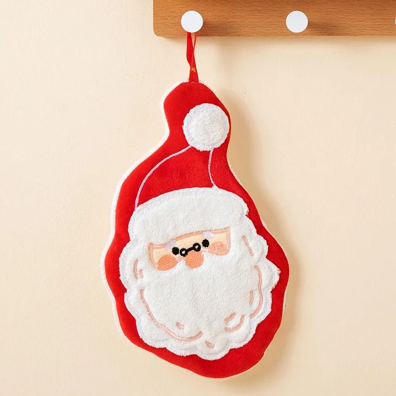 Festive Cartoon Kids Christmas Bath Towel 3