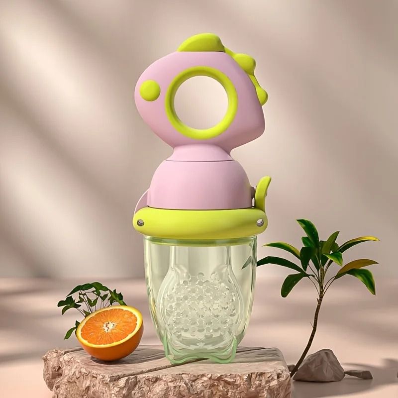 Dinosaur Rotate Push Kids Fruit Feeder 6