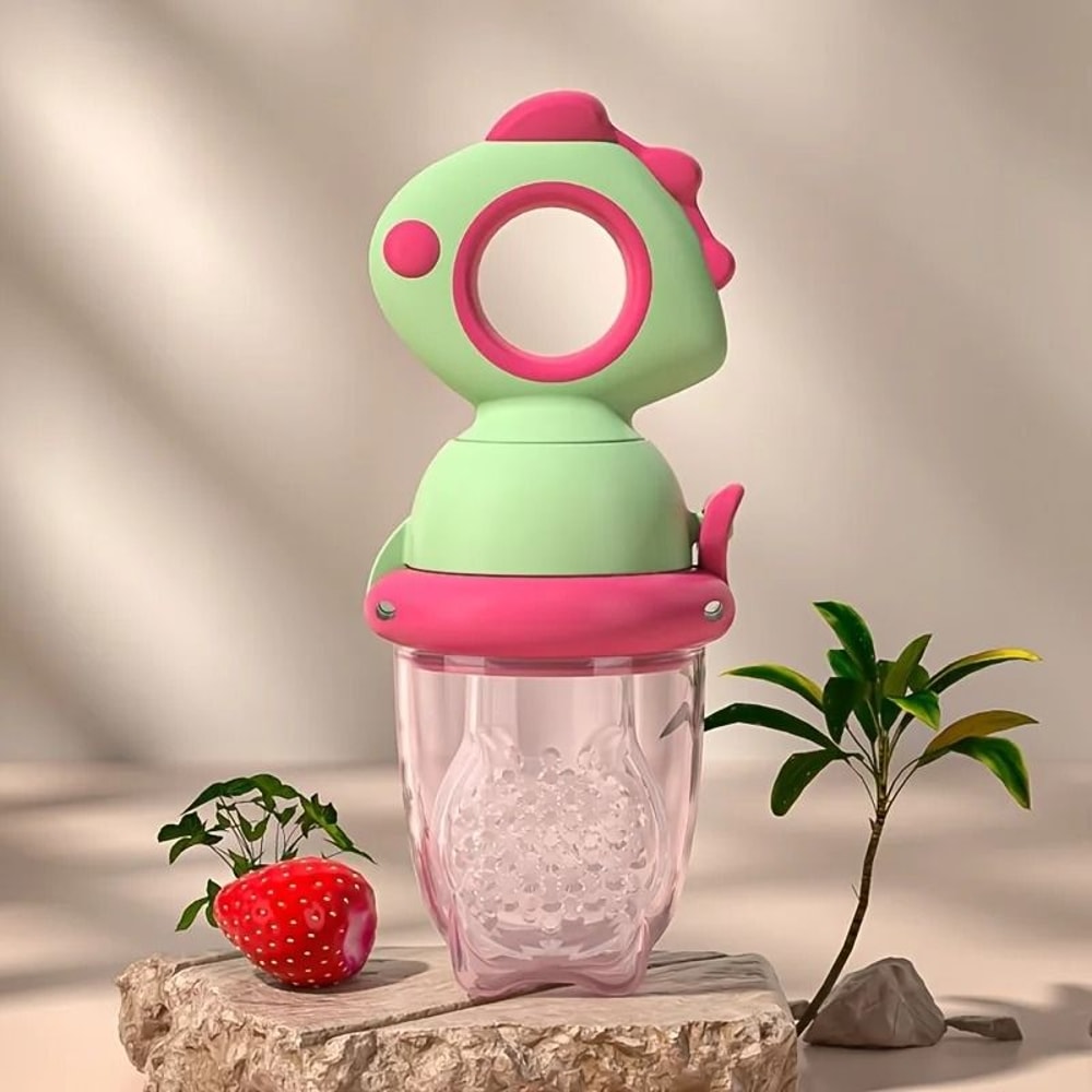 Dinosaur Rotate Push Kids Fruit Feeder 11