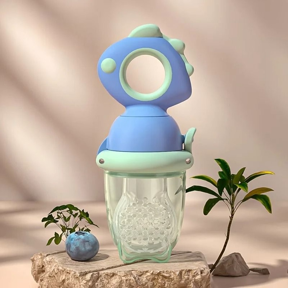 Dinosaur Rotate Push Kids Fruit Feeder 7