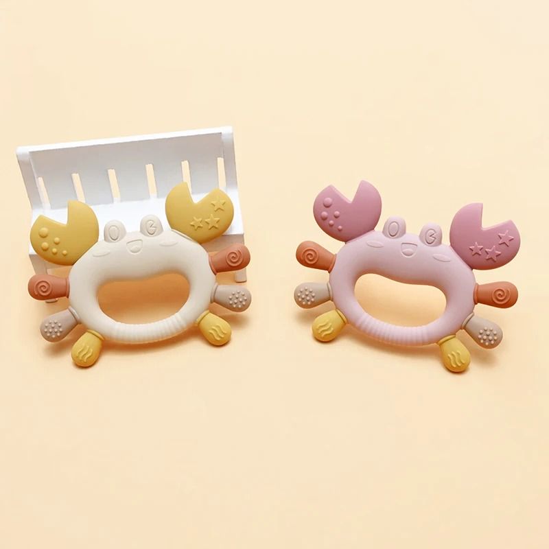 CrabShaped Kids Silicone Teether 3