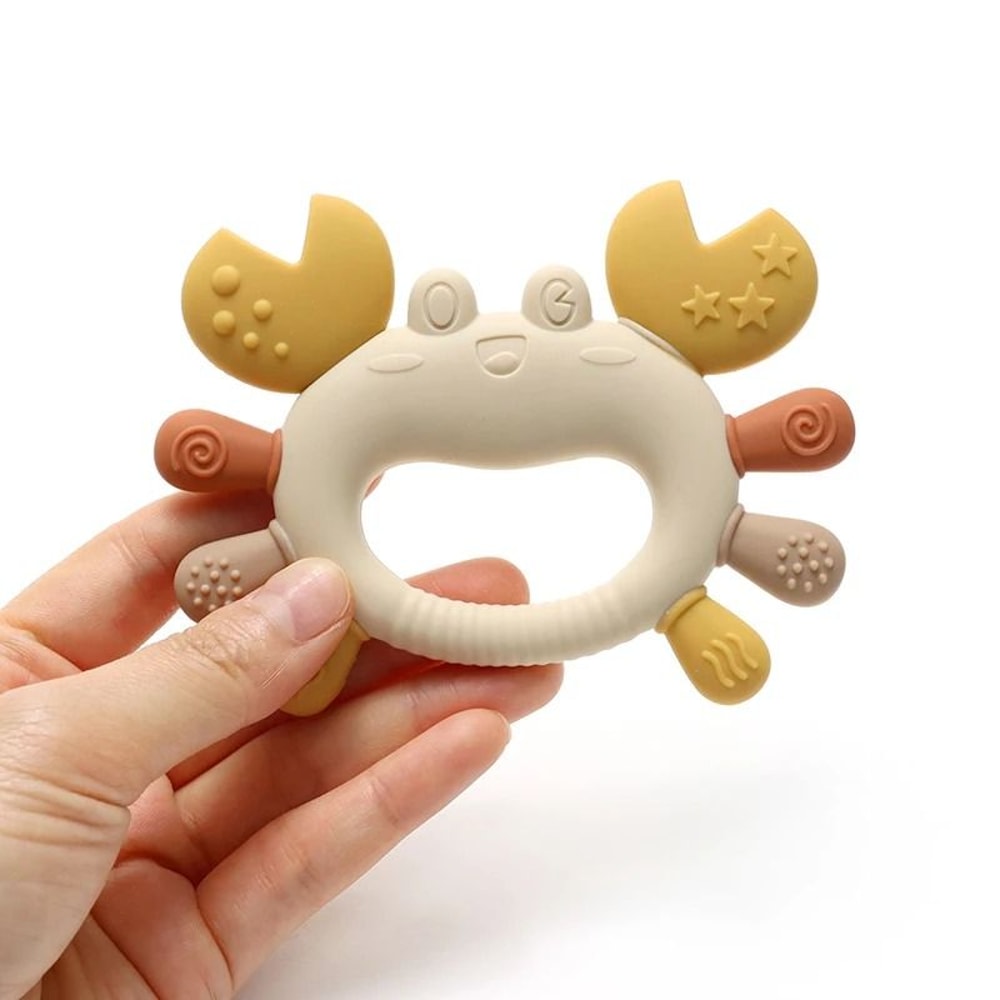 CrabShaped Kids Silicone Teether 5