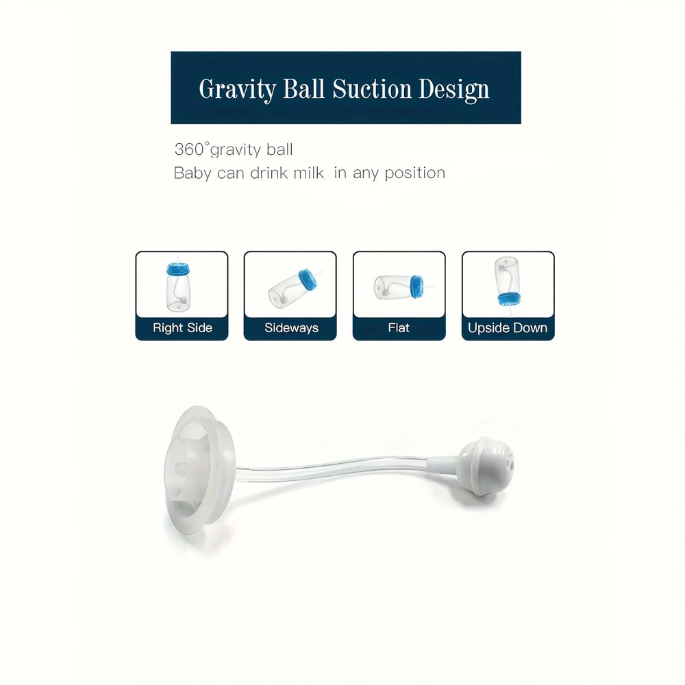 Hands Free Kids Self Feeding Bottle Set 4