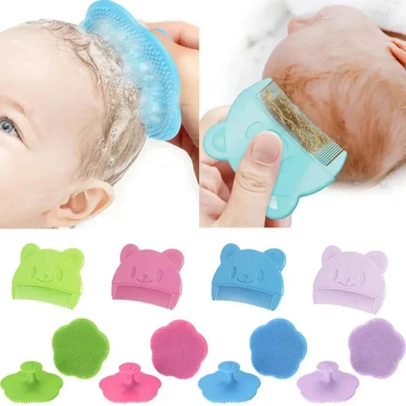 Soft Silicone Kids Fetal Head And Scalp Massager 0