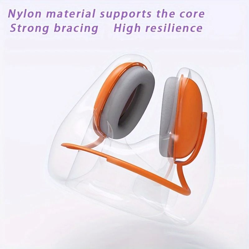 3D Memory Foam Travel Neck Pillow With Ear Covers 2