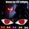 Motorcycle Devil Eyes LED License Plate Lights 0