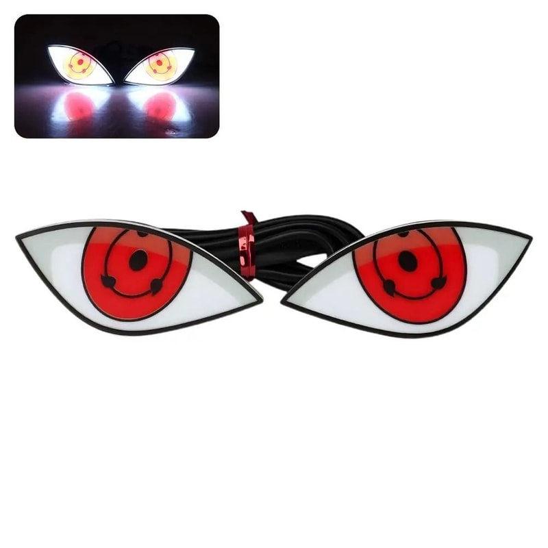 Motorcycle Devil Eyes LED License Plate Lights 9