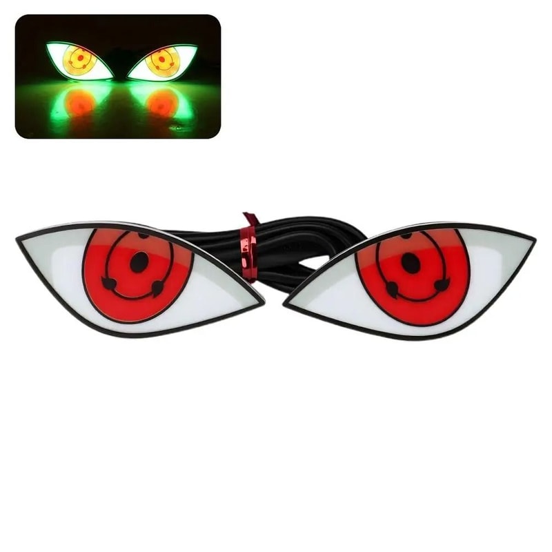 Motorcycle Devil Eyes LED License Plate Lights 10