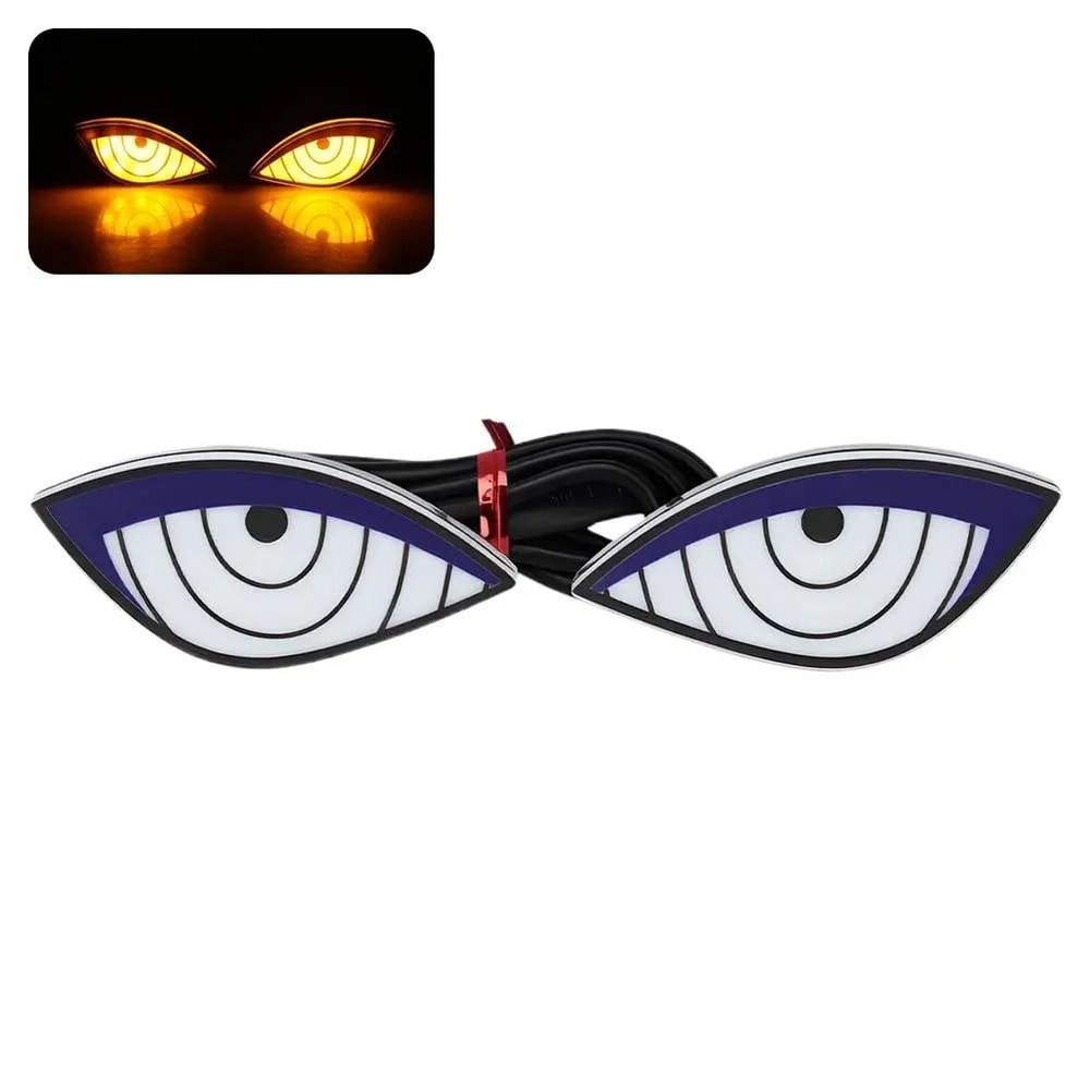 Motorcycle Devil Eyes LED License Plate Lights 12