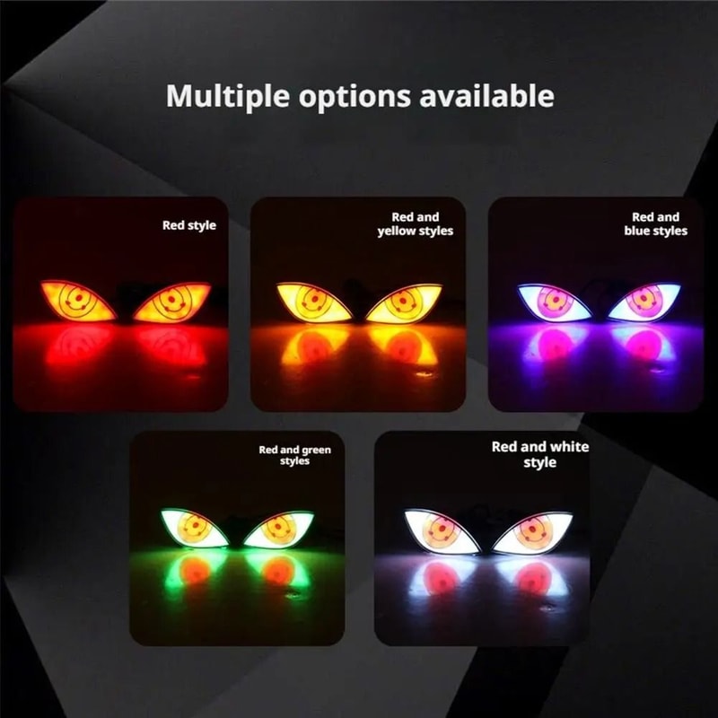 Motorcycle Devil Eyes LED License Plate Lights 3