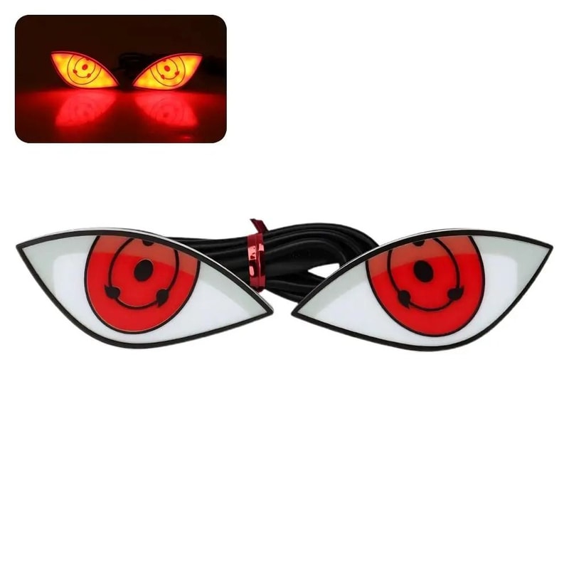 Motorcycle Devil Eyes LED License Plate Lights 6