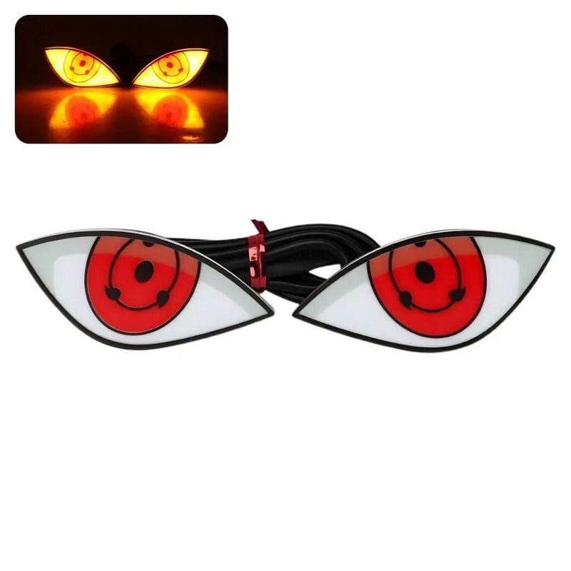 Motorcycle Devil Eyes LED License Plate Lights 7