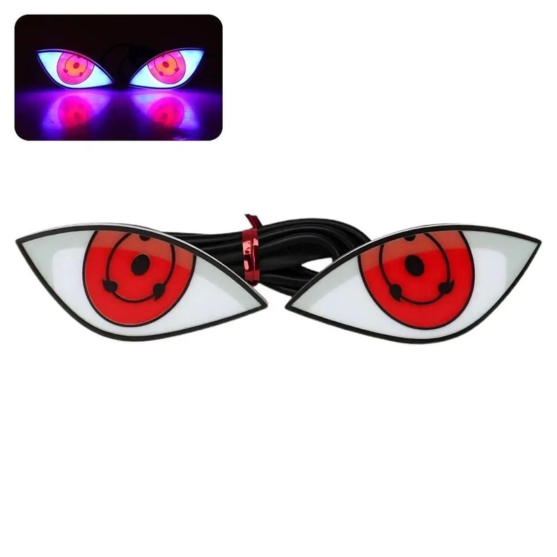 Motorcycle Devil Eyes LED License Plate Lights 8
