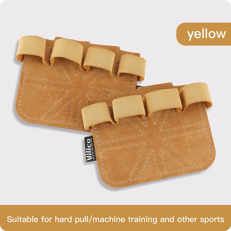Cowhide Weightlifting And Palm Protection Grips 10