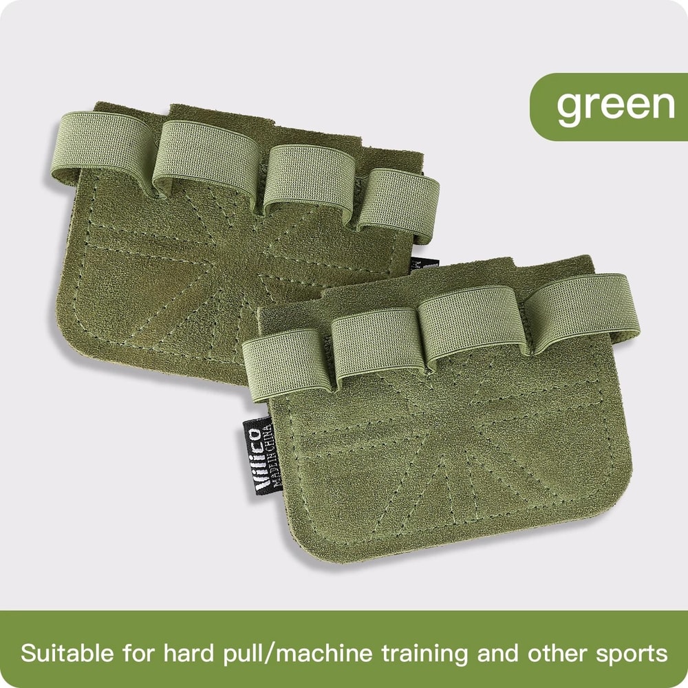 Cowhide Weightlifting And Palm Protection Grips 6